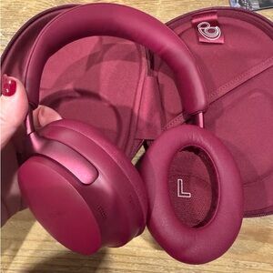 Bose QuietComfort Ultra Wireless Headphones in Deep Maroon